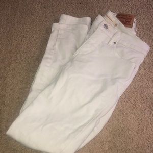 White Levi Jeans